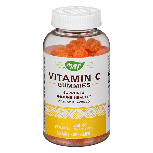Nature's Way Vitamin C, Orange Flavored, 250 Mg, Gummies