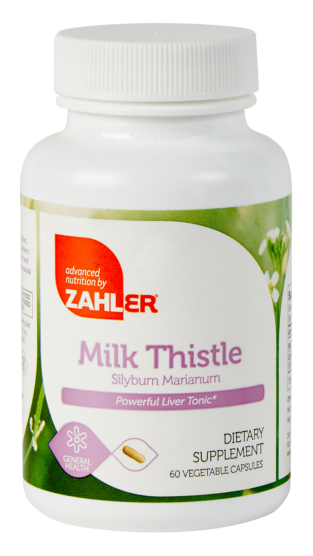 Advanced Nutrition by Zahler Milk Thistle 60 caps