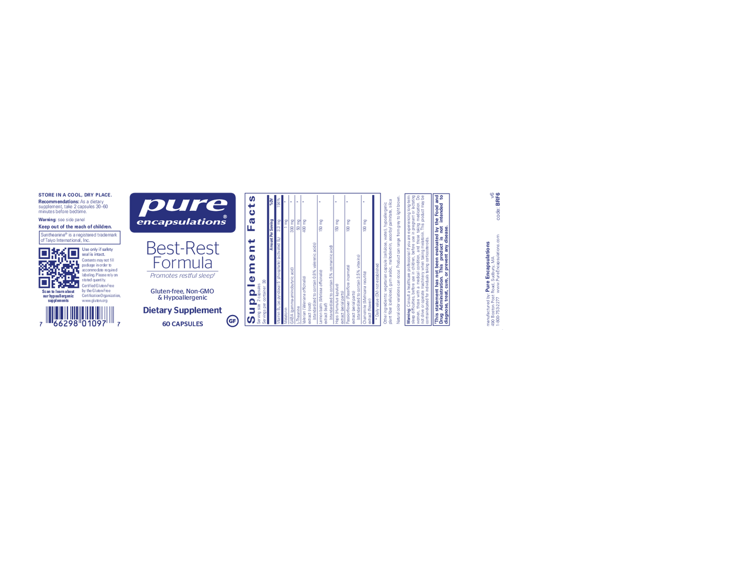Pure Encapsulations Best-Rest Formula