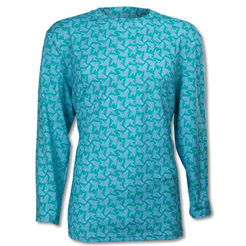Kevin's Long Sleeve Tarpon Performance Tee-Ocean-S-Kevin's Fine Outdoor Gear & Apparel