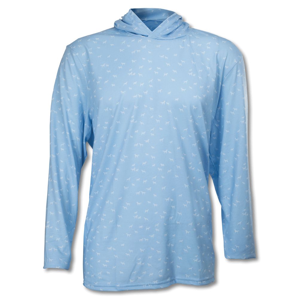 Kevin's Hunt Dogs Hoody-Light Blue-S-Kevin's Fine Outdoor Gear & Apparel
