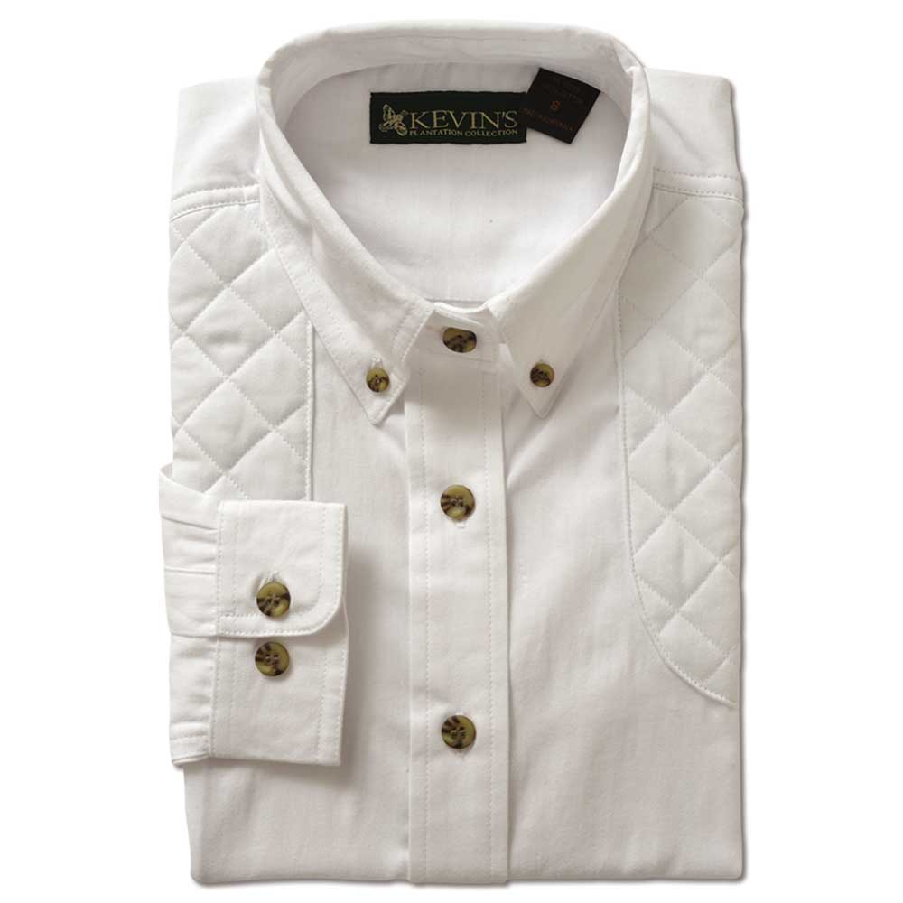 Kevin's Ladies Long Sleeve Feather-Weight Shooting Shirt-WOMENS CLOTHING-WHITE-2XL-Kevin's Fine Outdoor Gear & Apparel