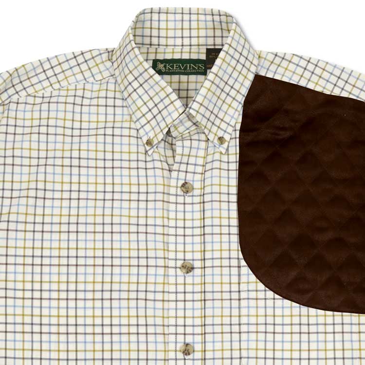 Kevin's Moss Green Performance Tattersall Left Hand Shooting Shirt