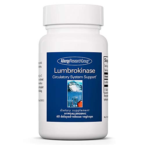 Allergy Research Group Lumbrokinase 60 Delayed Release Capsules