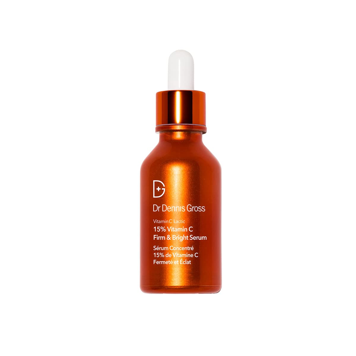 Dr. Dennis Gross Vitamin C Lactic 15% Vitamin C Firm & Brighten Serum: Visibly Improve Signs of Aging, 1 oz
