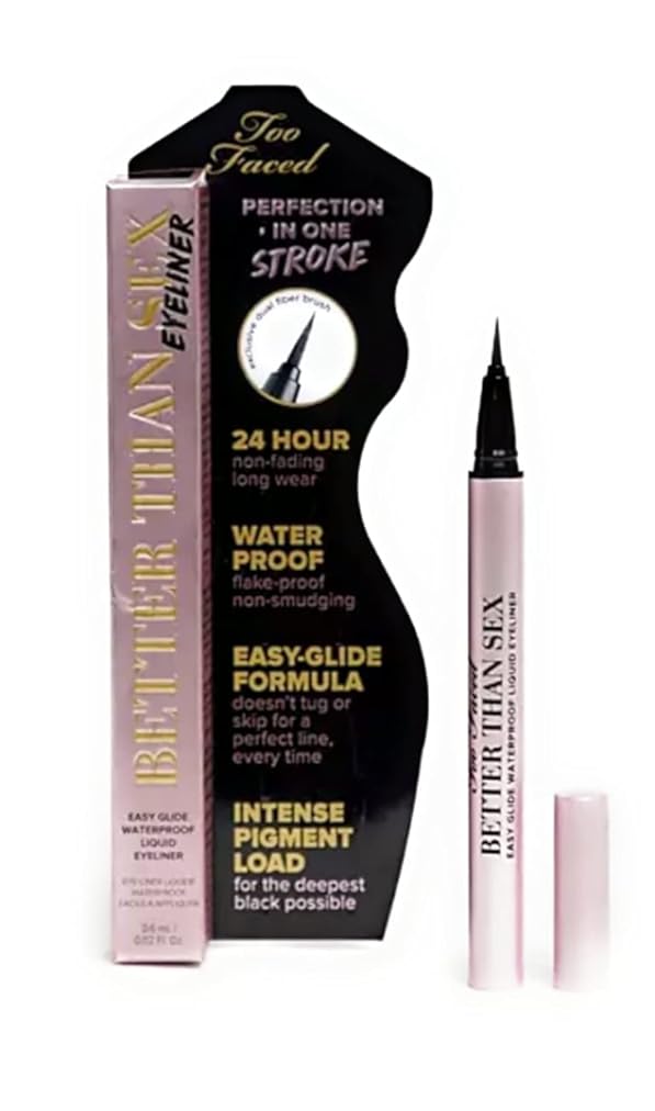 Too Faced Better Than Sex Easy Glide Waterproof Liquid Eyeliner Black