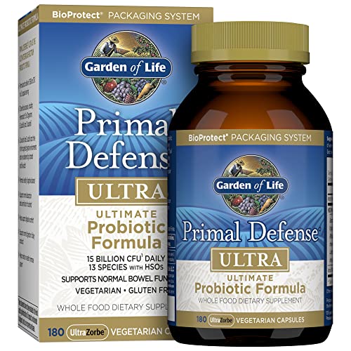 Garden of Life Primal Defense Ultra, Ultimate Probiotic 180 Capsules