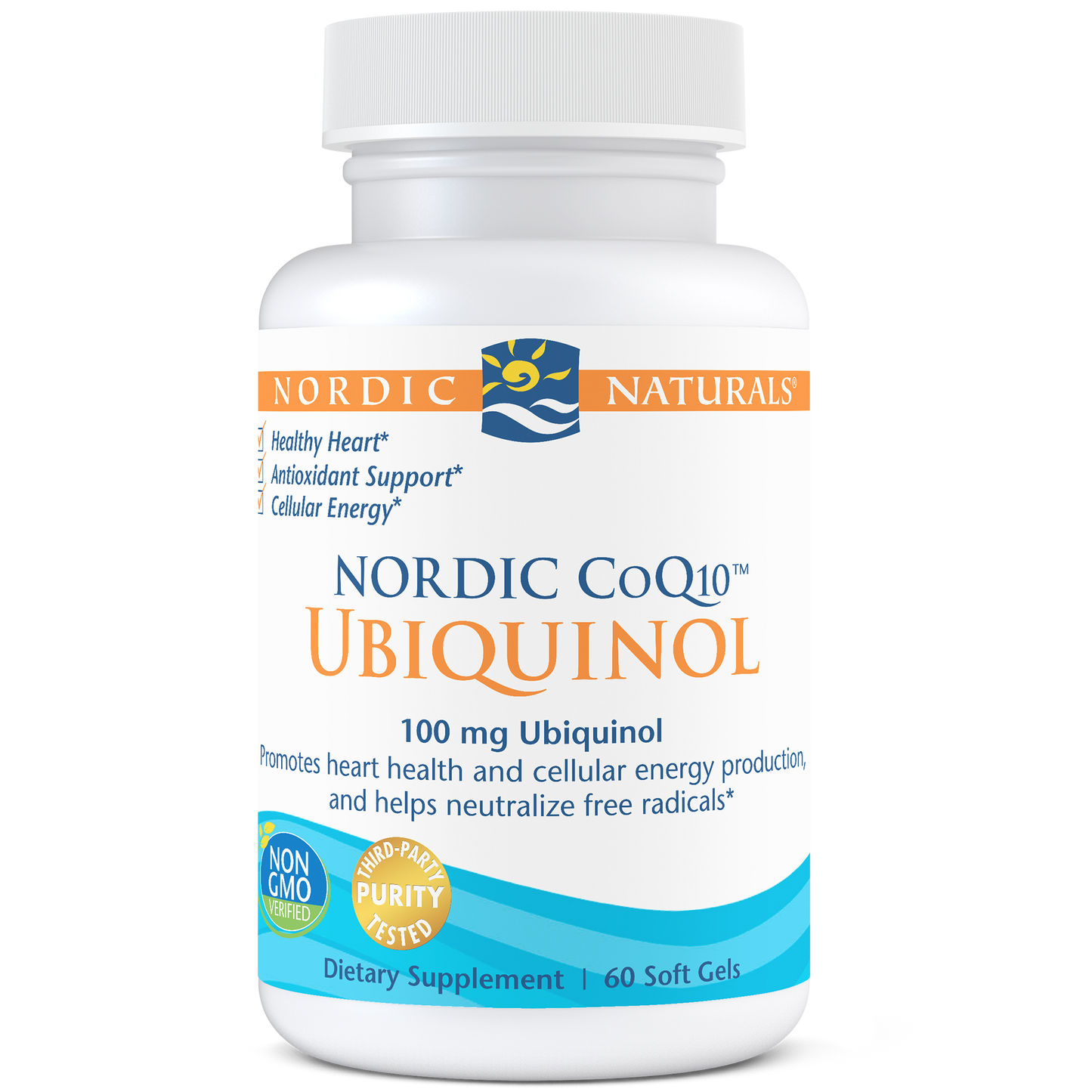 Nordic Naturals Nordic CoQ10 Ubiquinol 60 softgels