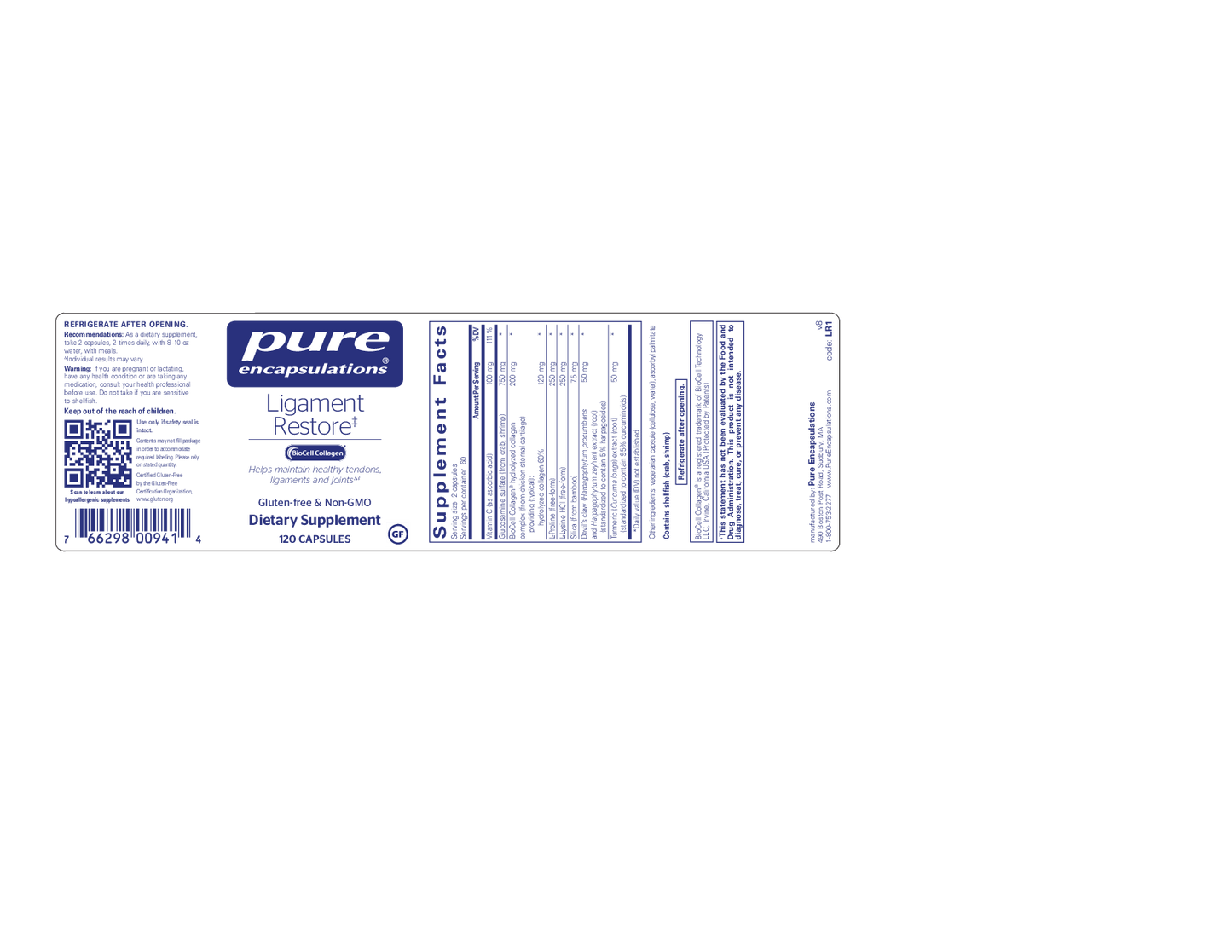 Pure Encapsulations Ligament Restore