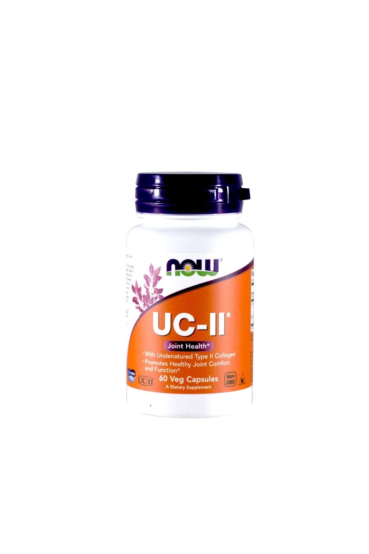 UC-II Type II Collagen, 40 mg, 60 Vcaps by Now Foods (Pack of 3)