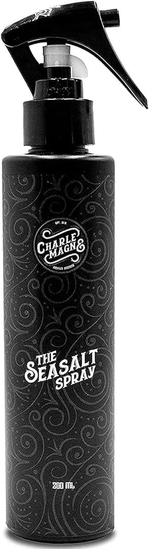 Charlemagne Sea Salt Spray - Salt Water Spray for Hair - Sea Salt Spray for Hair Men - Hair Texture Spray/Volume Spray/Beach Waves Spray/Curl Spray - Heat Protection Spray
