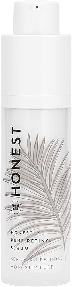 Honest Beauty Honestly Pure Nightly Retinyl Serum | Moisturizes, Exfoliates, Reduces Fine Lines + Wrinkles | Retinyl Linoleate + Hyaluronic Acid | Vegan + Cruelty Free | 1 fl oz