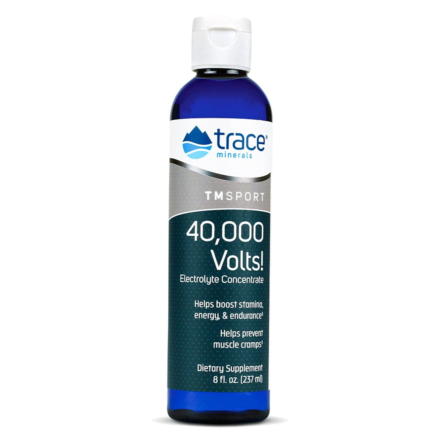 Trace Minerals 40,000 Volts Liquid Electrolyte Concentrate Drops 8 oz