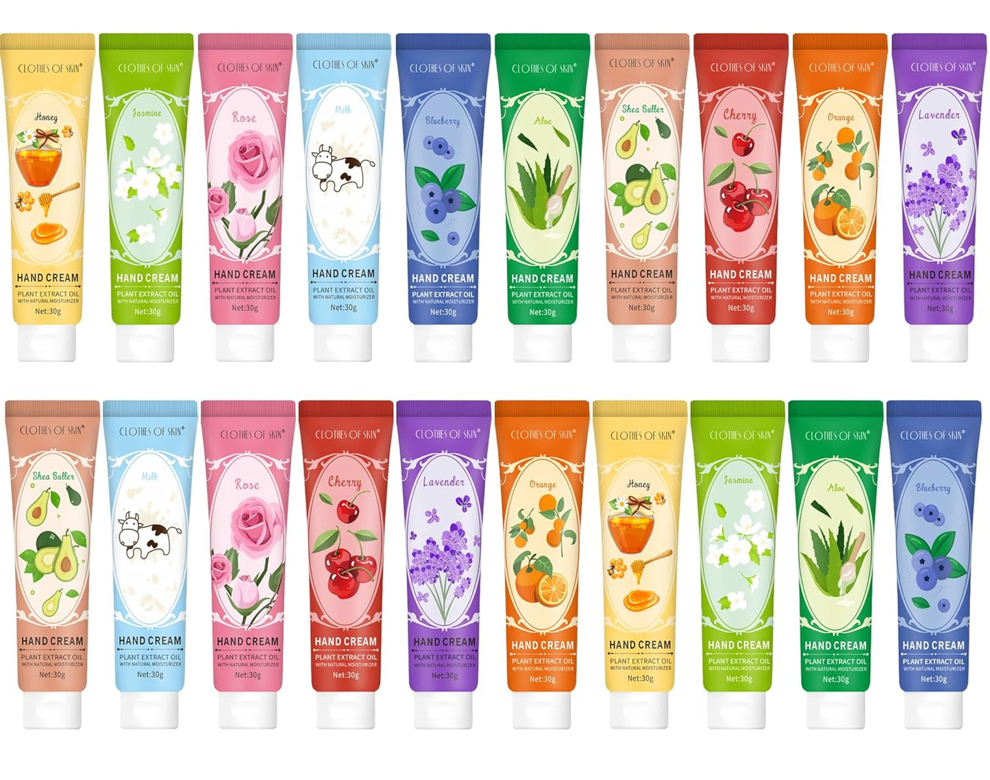 20 Pack Bulk Hand Lotion Gifts Set, Moisturizing Hand Cream for Dry Hands, Mini Hand Lotion Travel Size Lotion Sets,Natural Plant Fragrance Small Hand Lotion Gift Sets for Nurse Doctor Men And Women