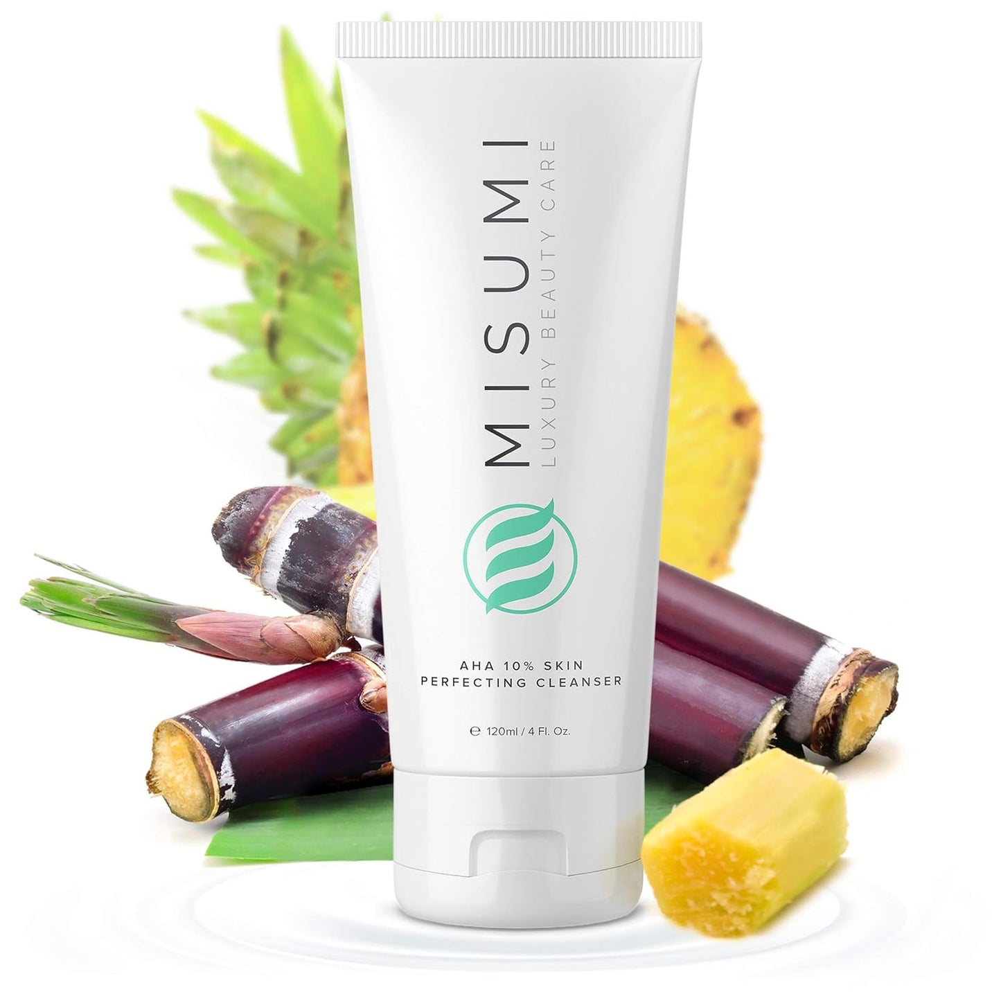 AHA Glycolic Acid 10% Acne Face Wash to Help Clear Clogged Pores - Anti-Aging Acne Skincare Glycolic Acid Face Wash with Natural Ingredients - Acne Cleanser Glycolic Face Wash - Acne Control Cleanser