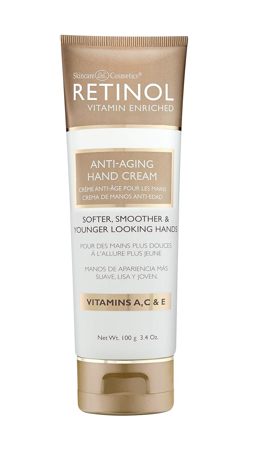 Retinol Anti-Aging Hand Cream Ð The Original Retinol Brand For Younger Looking Hands ÐRich, Velvety Hand Cream Conditions & Protects Skin, Nails & Cuticles Ð Vitamin A Minimizes AgeÕs Effect on Skin