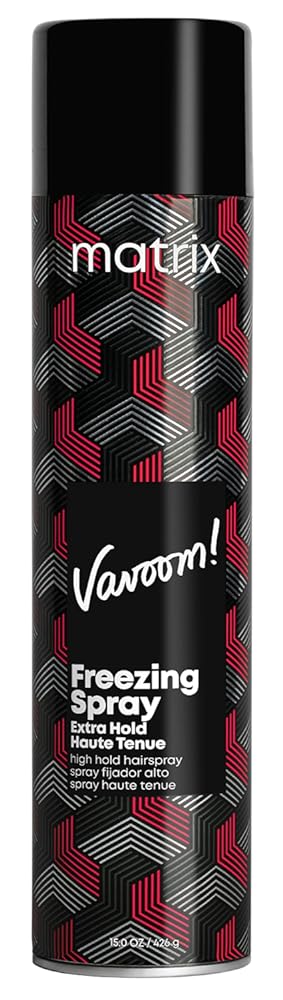 Matrix Vavoom Extra Hold Freezing Spray | Volumizing & Texturizing Hairspray | Extra Firm Hold | Anti-Frizz & Anti-Humidity | Hair Styling Product | For All Hair Types | 15 oz.