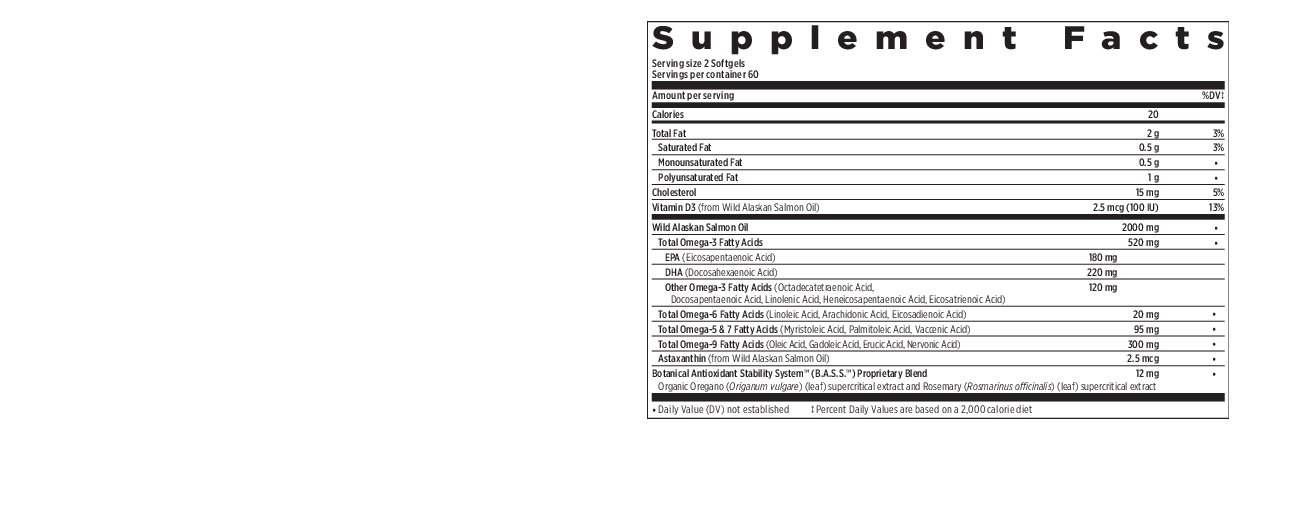 New Chapter Wholemega 1,000 mg