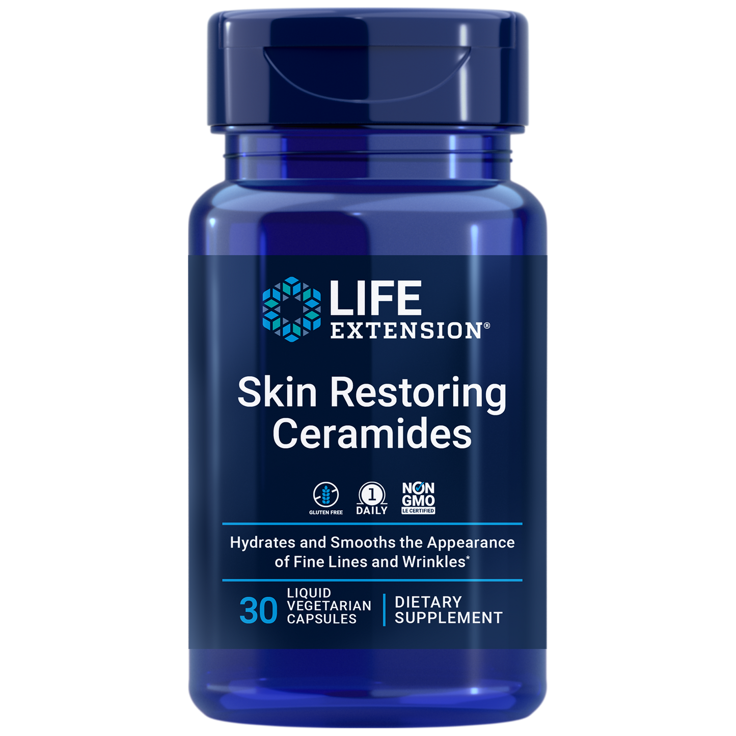 Life Extension Skin Restoring Ceramides 30 liq vegcaps