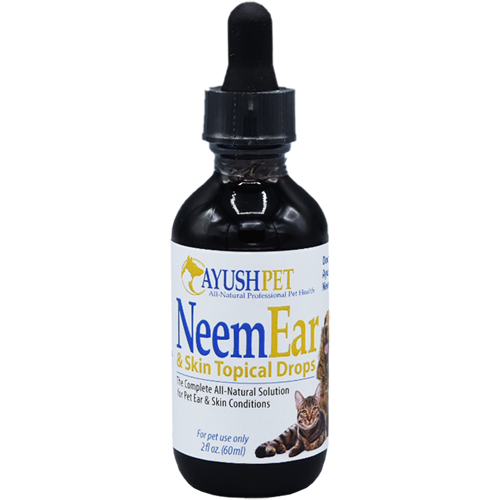 Ayush Herbs Pet Neem Ear & Skin Drops 2 fl oz