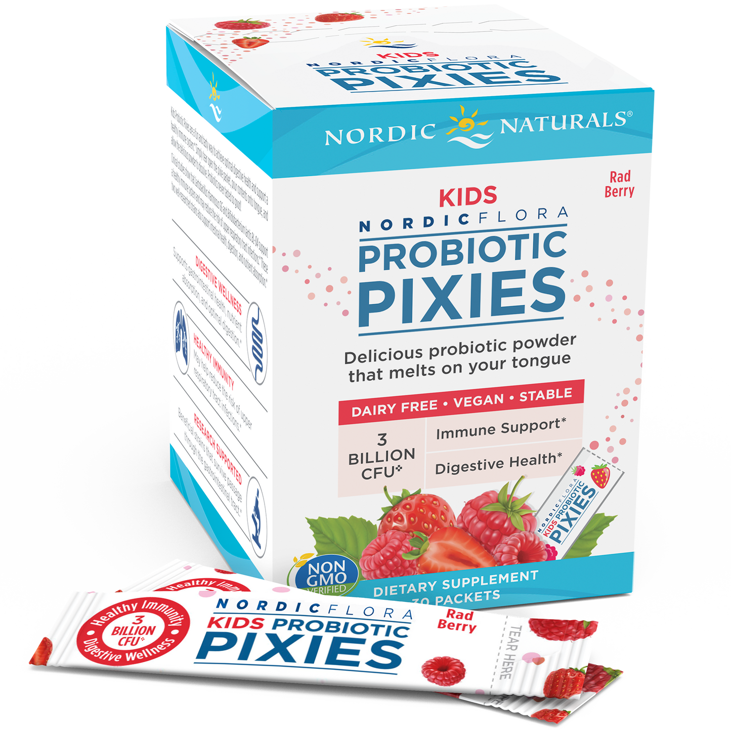 Nordic Naturals Kids Probiotic Pixies Rad Berry 30 pkts
