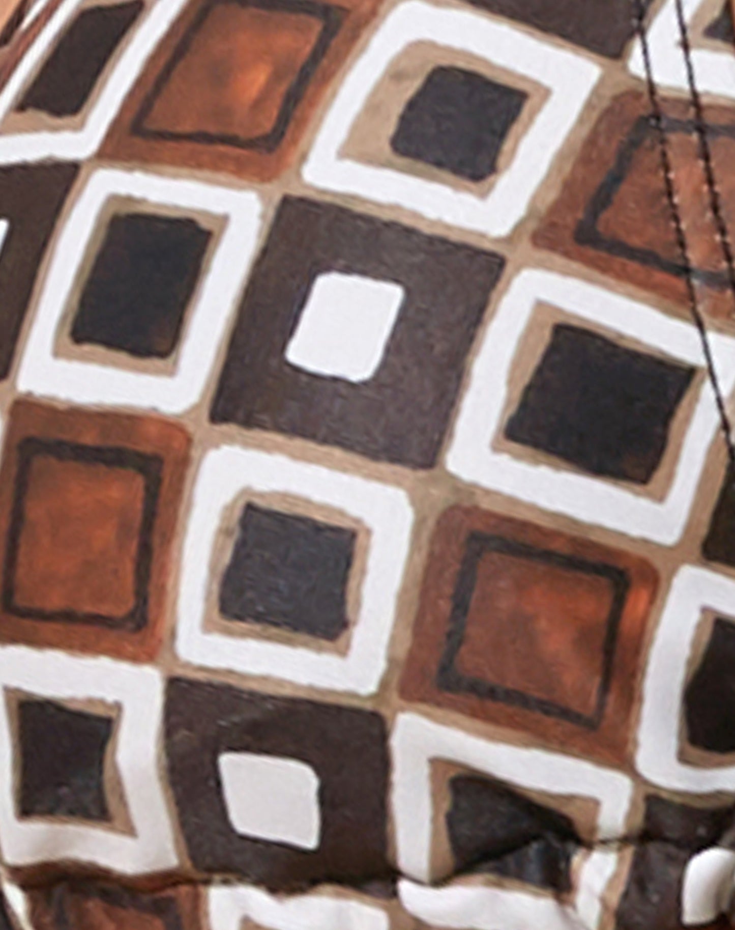 Laufey Bikini Top in 90's Geo Brown