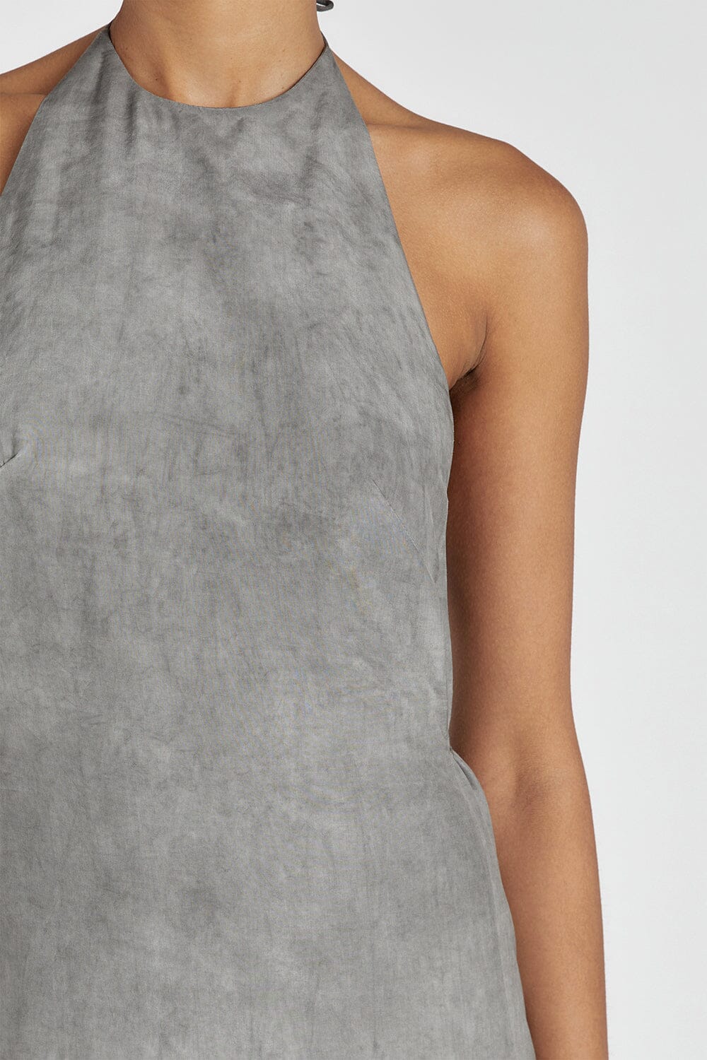 SARAH DOVE HALTER MAXI DRESS