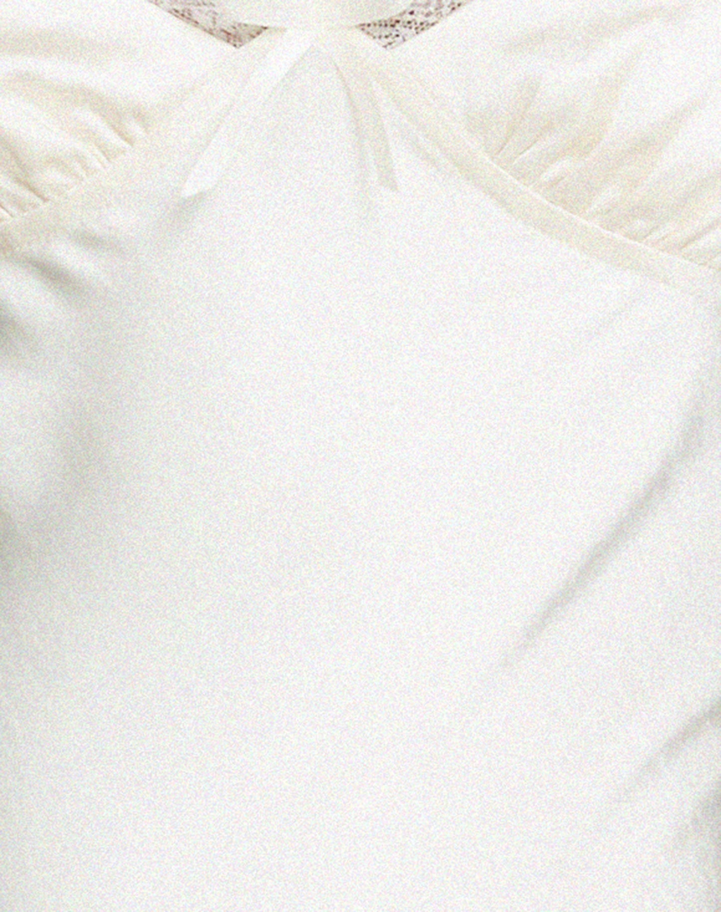 Larue Mini Dress in Satin Ivory