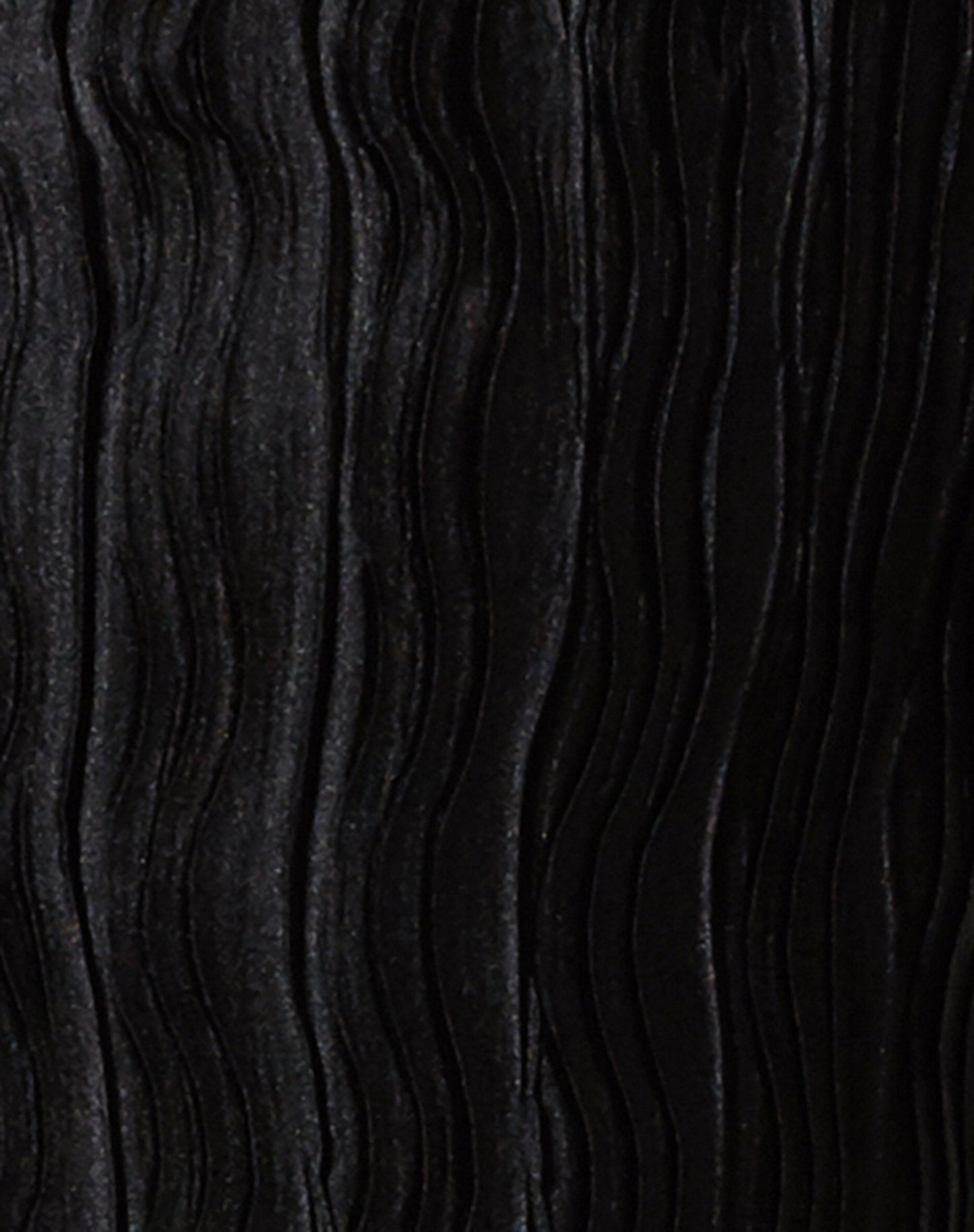 Sagira Long Sleeve Top in Crinkle Black