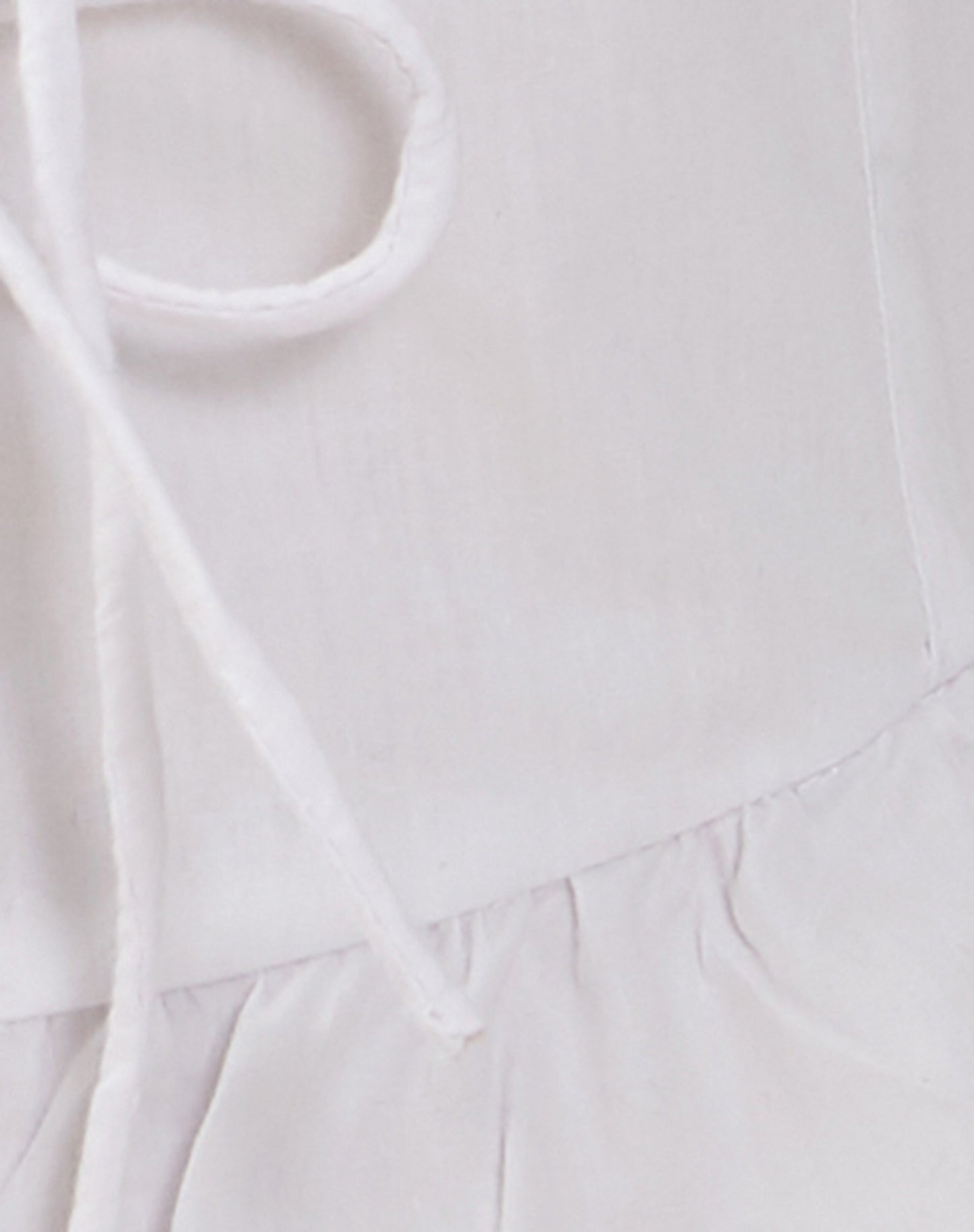 Suraja Top in Poplin White