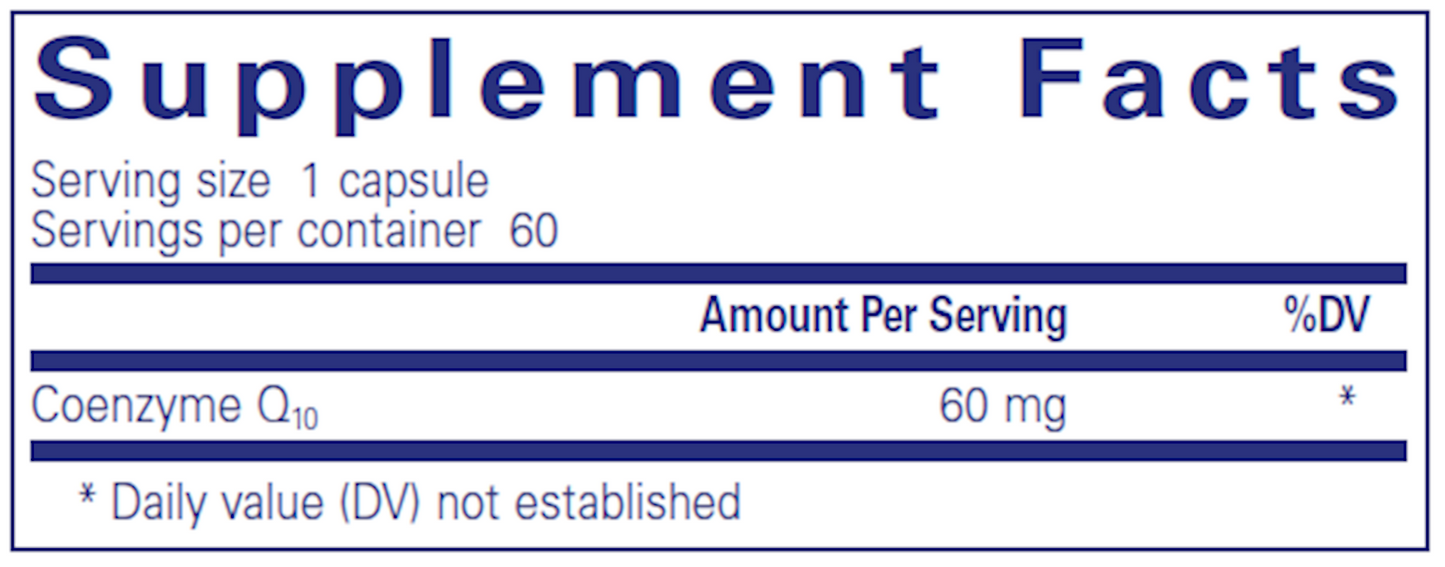 Pure Encapsulations CoQ10 60 mg