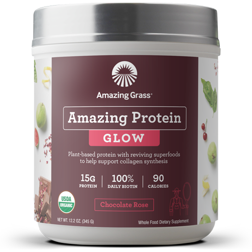 Amazing Grass Prot Glow Chocolate Rose 15 servings