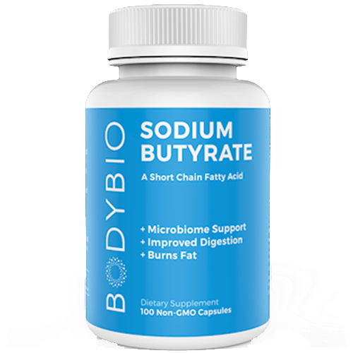 BodyBio Sodium Butyrate 100 caps