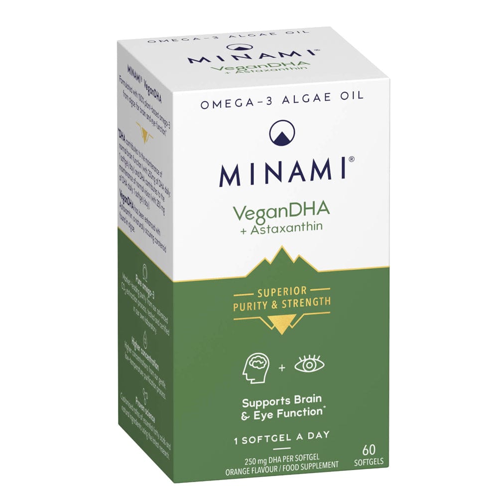 Minami VeganDHA High DHA Formula 60 Capsules