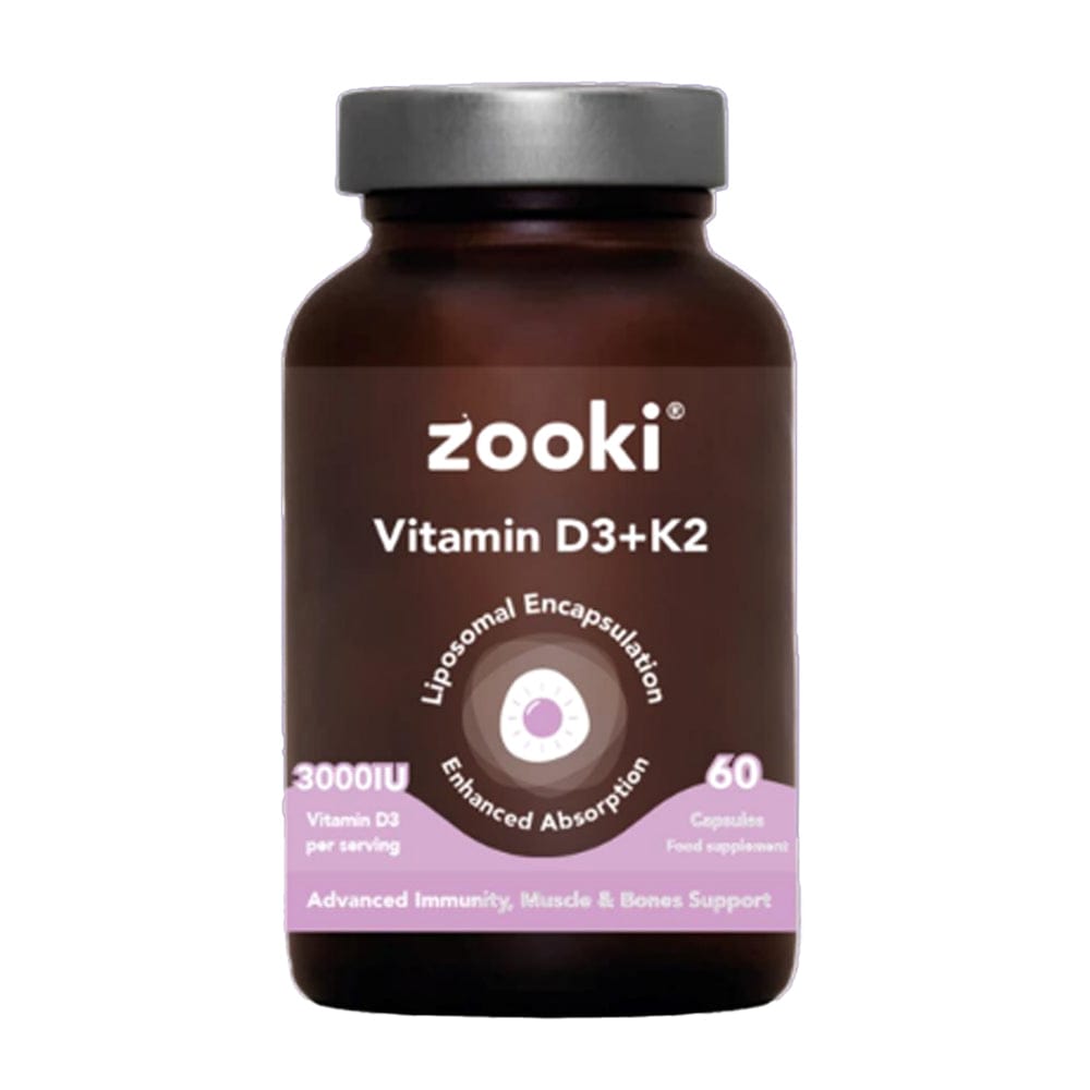 Zooki Liposomal Vitamin D3 + K2 Capsules 30 Servings