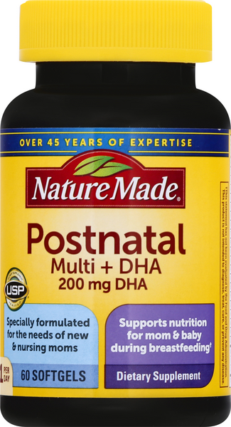 Nature Made Postnatal Multi + DHA Softgels