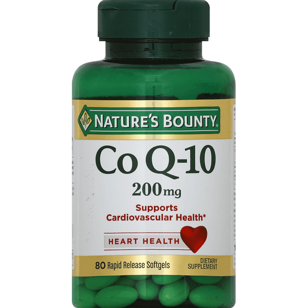 Nature's Bounty Co Q-10 200mg Rapid Release Softgels