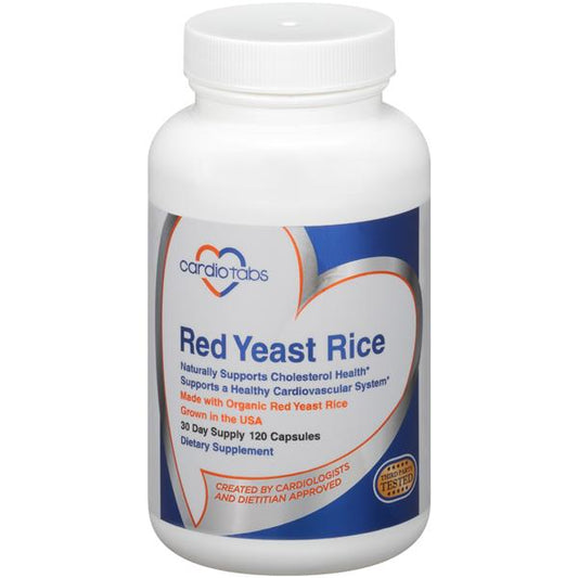 CardioTabs Red Yeast Rice Dietary Supplement Capsules