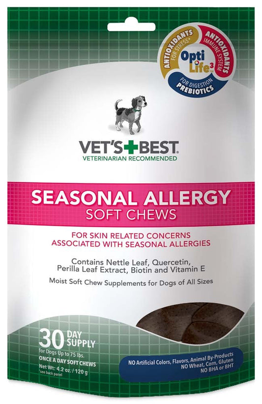 Vet's Best Seasonal Allergy Soft Chews 1ea/30 Chews, 4,2 oz
