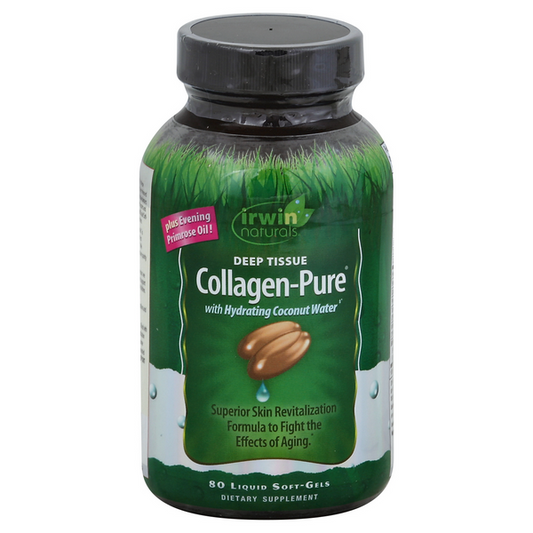 Irwin Naturals Collagen-Pure, Deep Tissue, Liquid Soft-Gels