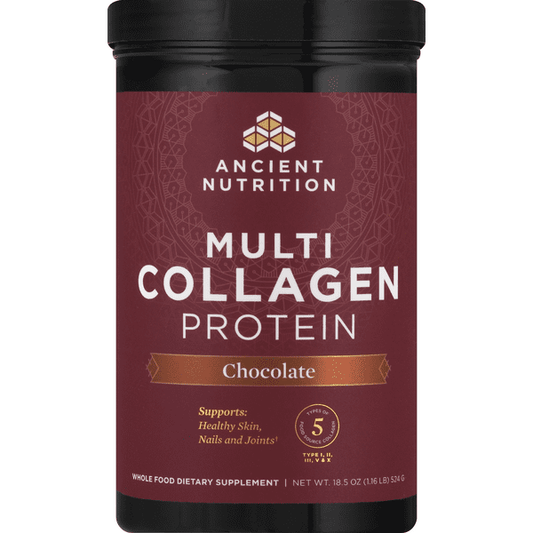 Ancient Nutrition Multi Collagen Protein, Chocolate