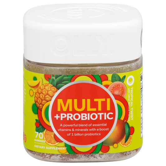 Olly Multi + Probiotic, Tropical Twist, Gummies