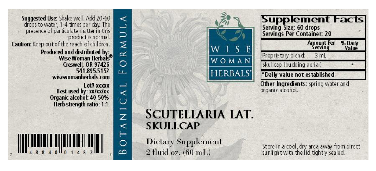 Wise Woman Herbals Scutellaria/skullcap