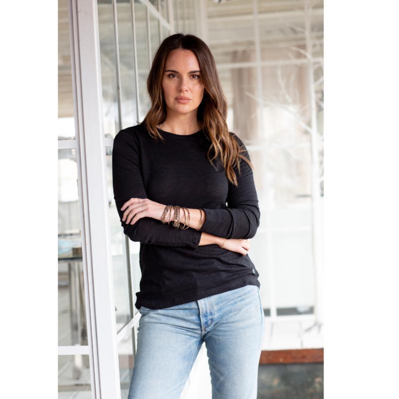 Long Sleeve CYA Crew-WOMENS CLOTHING-S-BLACK-Kevin's Fine Outdoor Gear & Apparel