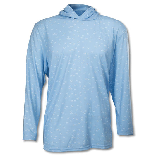 Kevin's Hunt Dogs Hoody-Light Blue-S-Kevin's Fine Outdoor Gear & Apparel