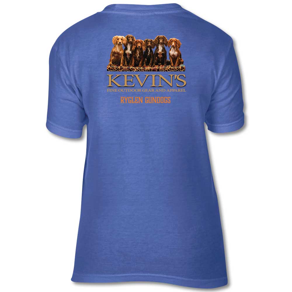 Kevin's Kids Ryglen Gundogs Tee-FLO BLUE-XS-Kevin's Fine Outdoor Gear & Apparel