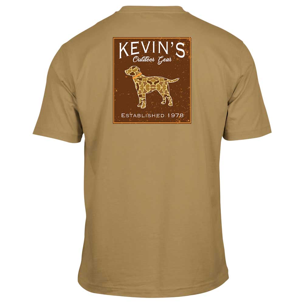 Kevin's Short Sleeve Vintage Camo Lab T-Shirt-T-Shirts-KHAKI-L-Kevin's Fine Outdoor Gear & Apparel