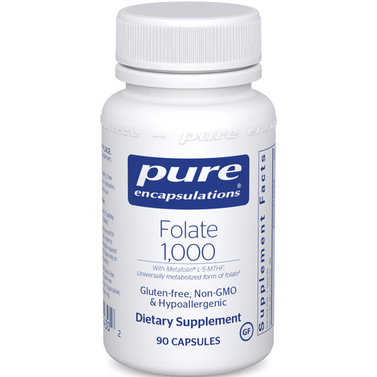 Pure Encapsulations Folate 1000 90 caps