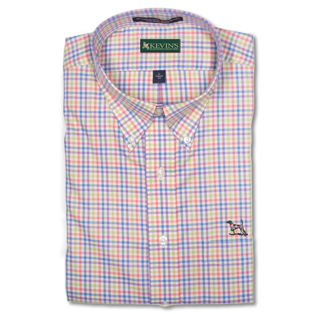 Kevin's Gideon Pointer Wrinkle Free Shirt-Men's Clothing-Multi-M-Kevin's Fine Outdoor Gear & Apparel