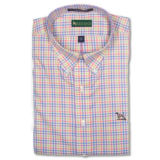 Kevin's Gideon Pointer Wrinkle Free Shirt-Men's Clothing-Multi-M-Kevin's Fine Outdoor Gear & Apparel